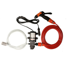 Manufacturer supplies 12V car wash machine electric high pressure portable water pump all-copper household car wash tool water gun