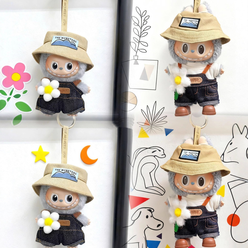 Labubu Baby Clothes Labubu Xiaochunye Suit Baby Clothes First Generation Second Generation Third Generation Doll 17cm Universal Replacement Outfit