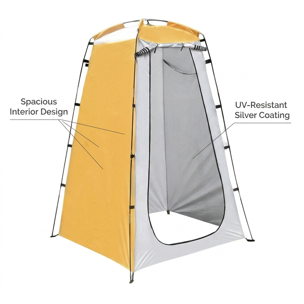 Travel handheld tent for camping for bath for swimming 2