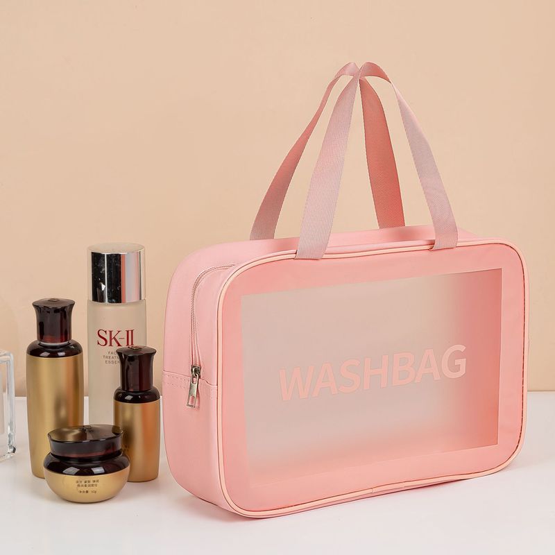 新しい便利な乾湿分離女性用化粧品バッグ防水トイレタリーバッグ大容量旅行水泳トイレタリー収納袋|undefined