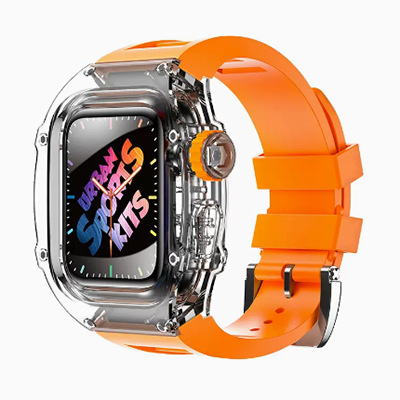 Modificado Richard AppleWatch vaina para Apple Watch S876 Correa iwatch funda protectora transparente