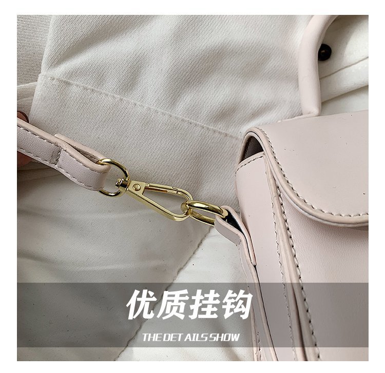 Fashion Solid Color Shoulder Messenger Portable Bag Wholesale display picture 13