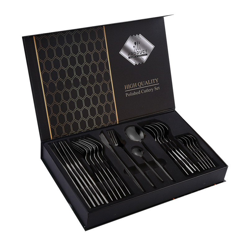 블랙 "플립" 24pcs