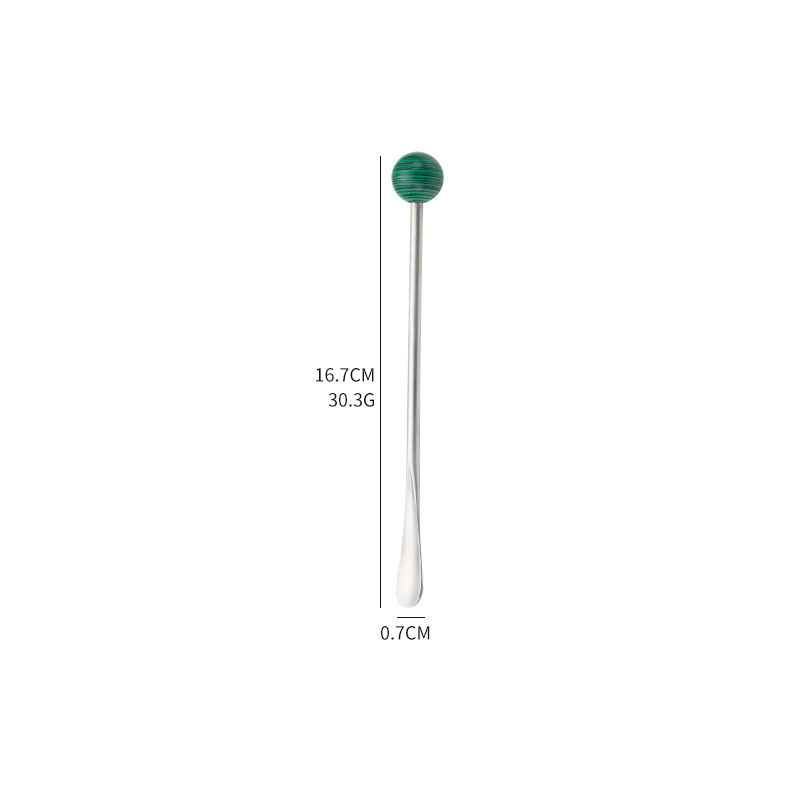 16cm 스푼 말차볼