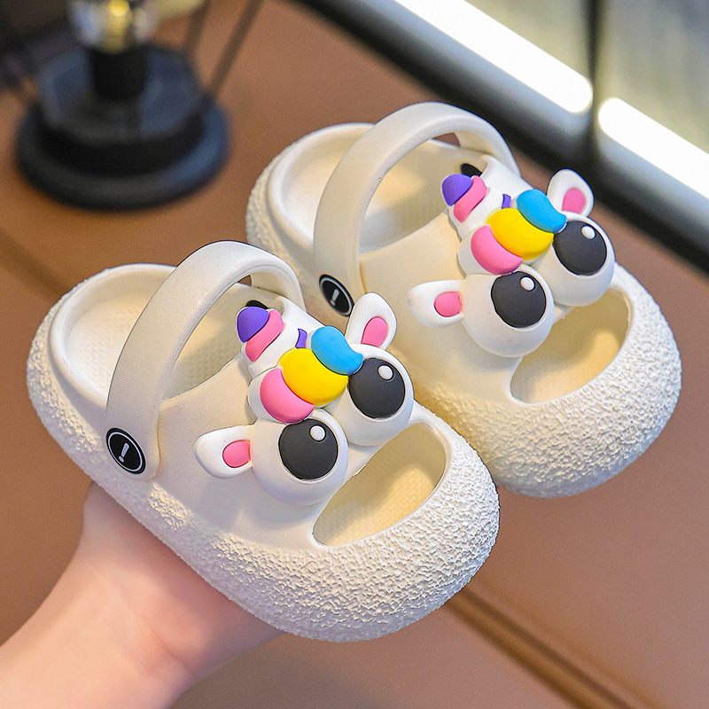 Zapatillas infantiles verano niños 1 - 3 años 2 anti-deslizante bebés niños bañar zapatillas frescas bebés zapatos agujeros de niñas