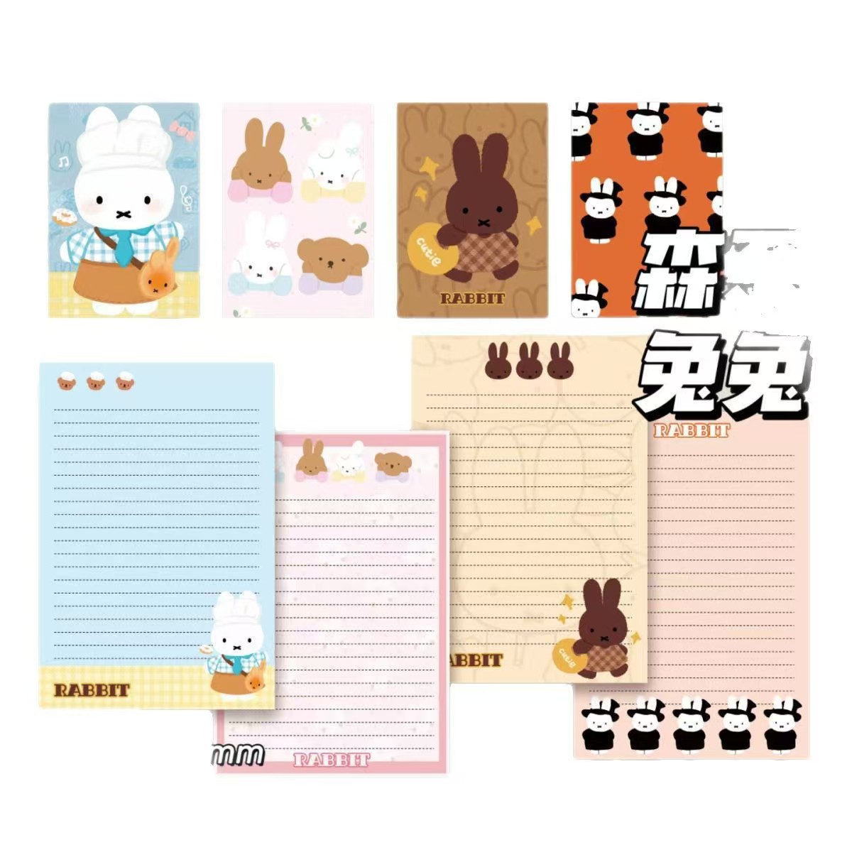 Explosiones bonitas sobres dobles dibujos animados bonitos altos valores faciales ins estudiantes creativos regalos felicitación papel de carta