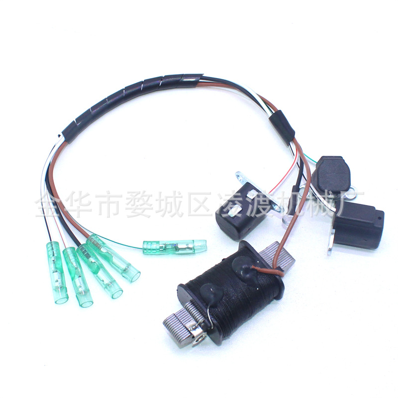 雅马哈2冲程60马力船外机点火线圈充电线圈触发器 6H3–85520–00