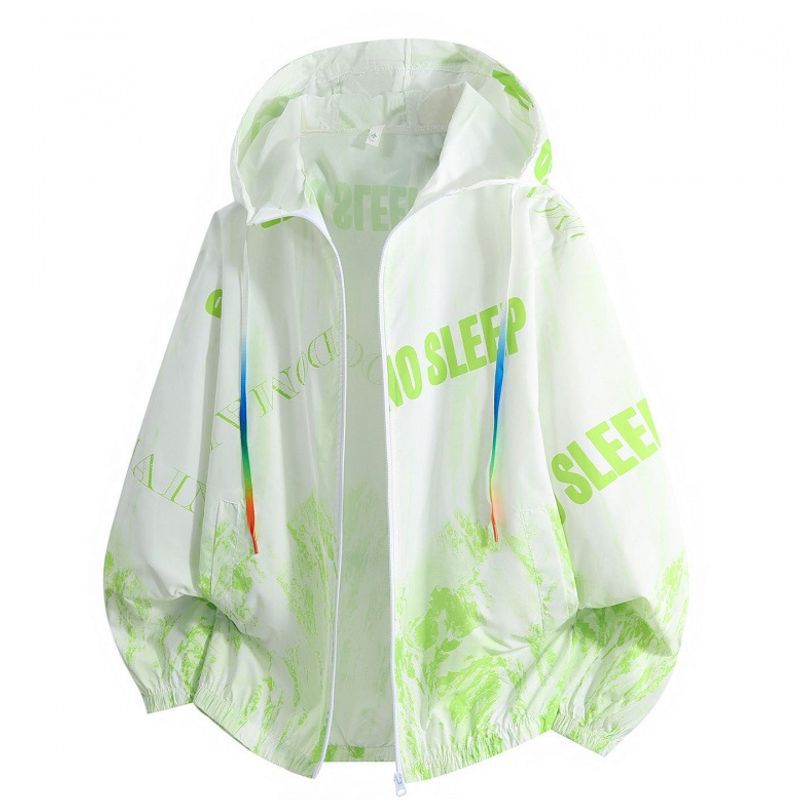 Ice silk cooling jacket summer hooded coat for men and teenagers, outdoor fishing wear, air conditioning shirt, essential luxury version in stock
