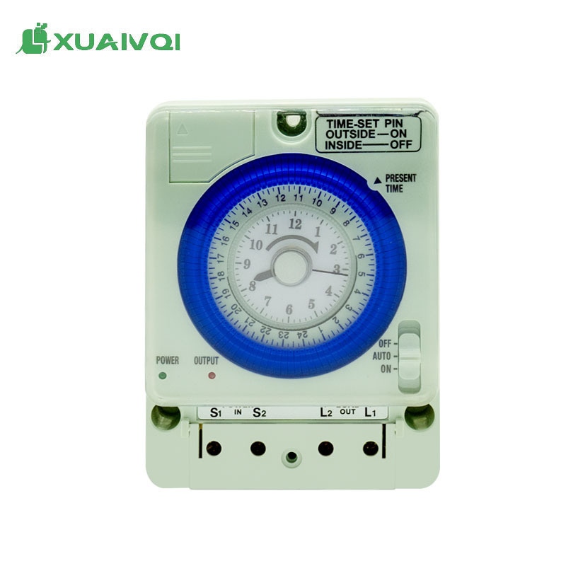 旋奇主推产品电压为110V/240V 24小时时控开关时间控制器TB388