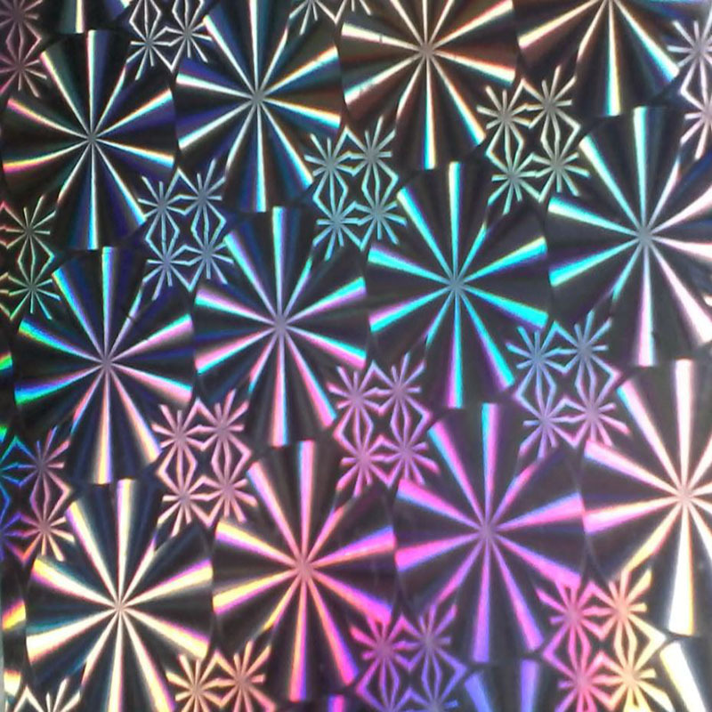 【彩艺镭射】 可印刷彩色 特殊 银色 花板镭射膜  可定作