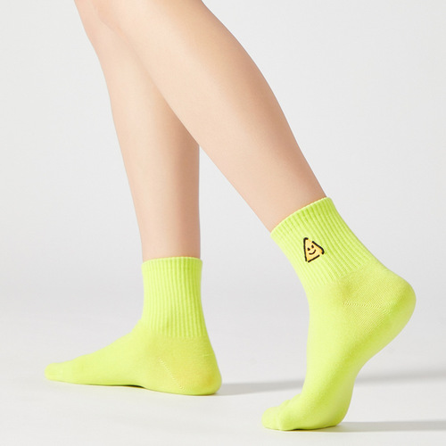 Cartoon Embroidered Puppy Socks Women's Short Socks Spring and Summer Breathable Cotton Socks Ins Trendy Japanese Cute Icon Medium Socks