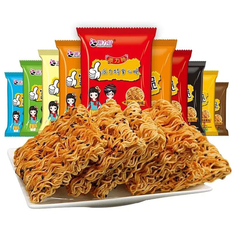 Palit Palm Crispy Noodles Small Package Campus Nostalgic Snacks Dried Instant Noodles Wholesale Bulk