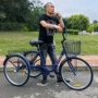 欧洲成人定制菜篮车三轮车