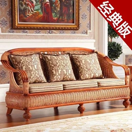 藤/竹沙发;藤编桌椅;摇椅