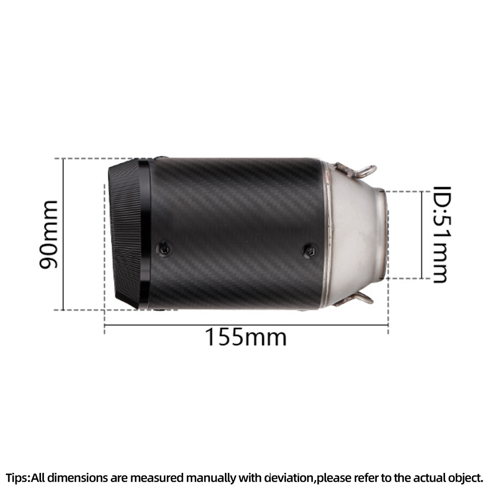 Suitable for Motorcycle Modified Exhaust Pipe Cbr1000K7K8 Ar/Z800 Zx6R Street Universal Handmade Pipe