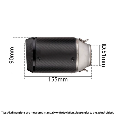 Motorcycle exhaust pipe, Cbr1000K7K8 Ar/Z800 Zx6R Street