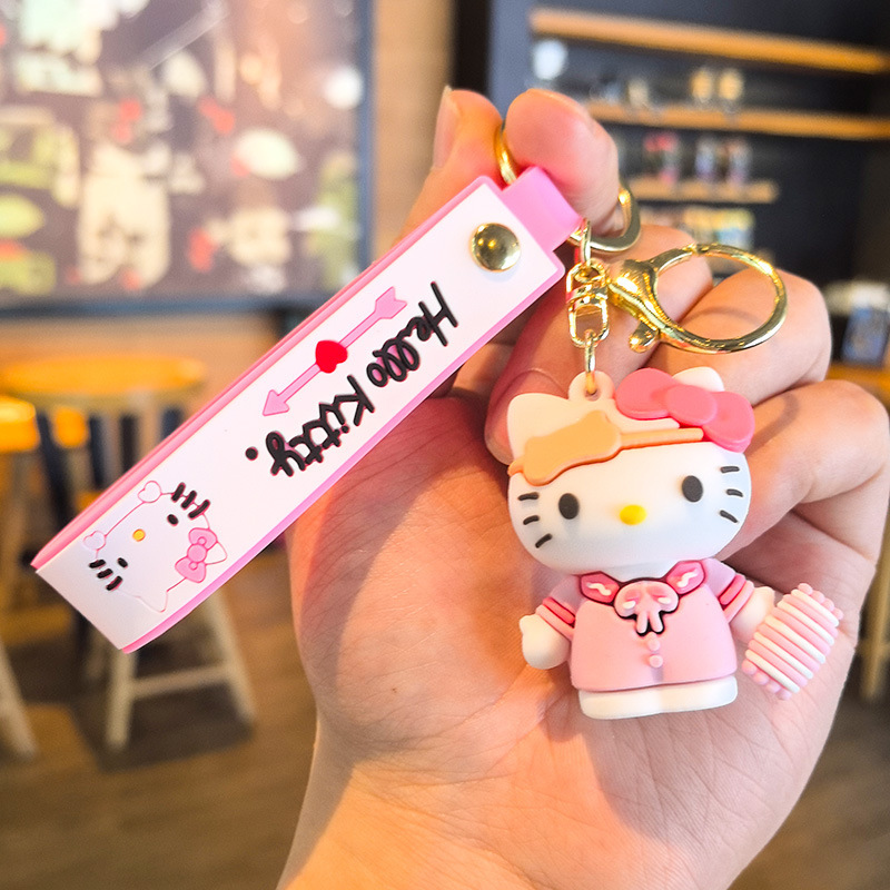 El llavero de Sanrio llavero, la muñeca colgante, la máquina de muñecas, tuiteó un pequeño regalo de menos de 10 yuanes.
