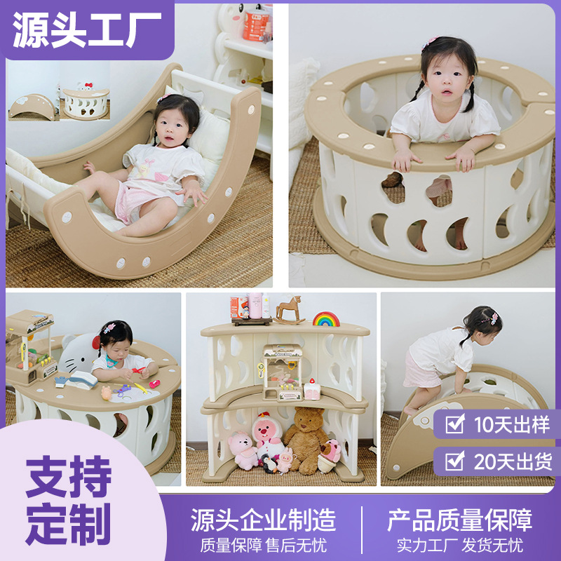 Juguetes de plástico personalizados para niños almacenan artículos libros escritorio multifuncional bebé interior sensación escalar silla mecedora