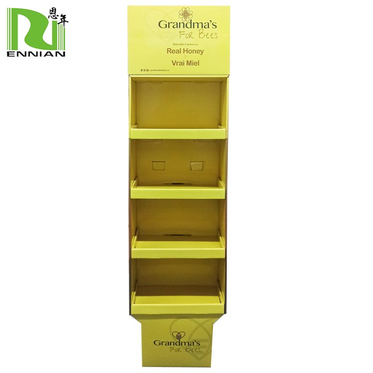 蜂蜜纸展示架  毛巾纸货架  书本杂志文具 瓦楞纸展示柜