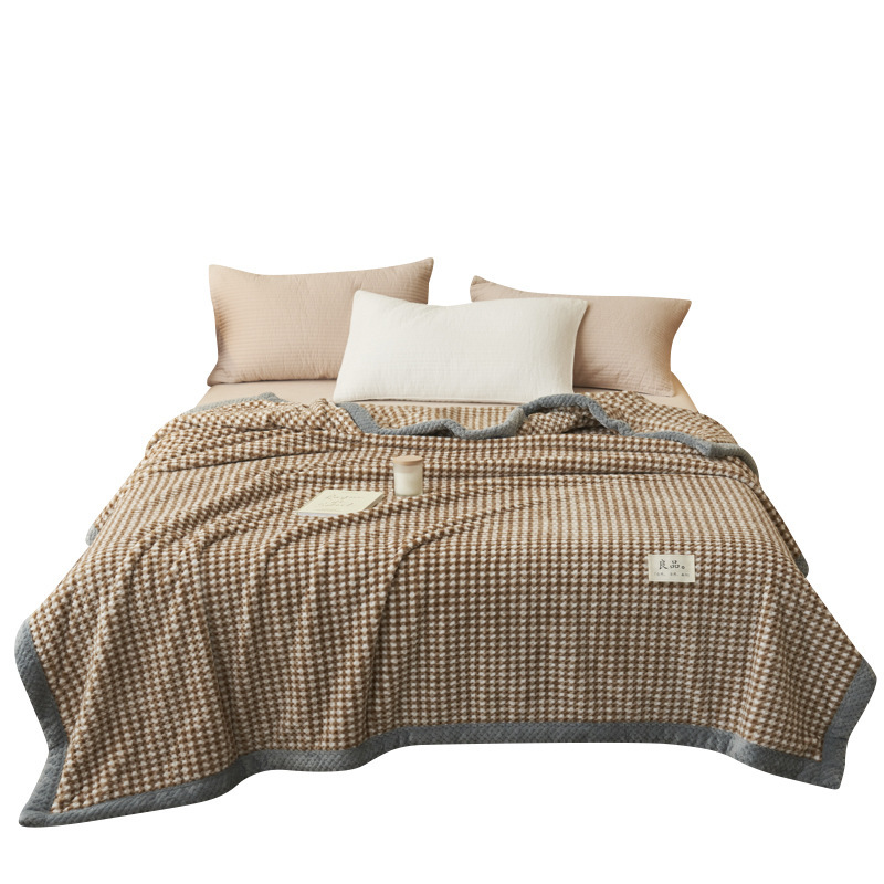 A clase de invierno engrosado mantas para niños edredón de coral lana pequeña manta siesta oficina 2026 nuevo