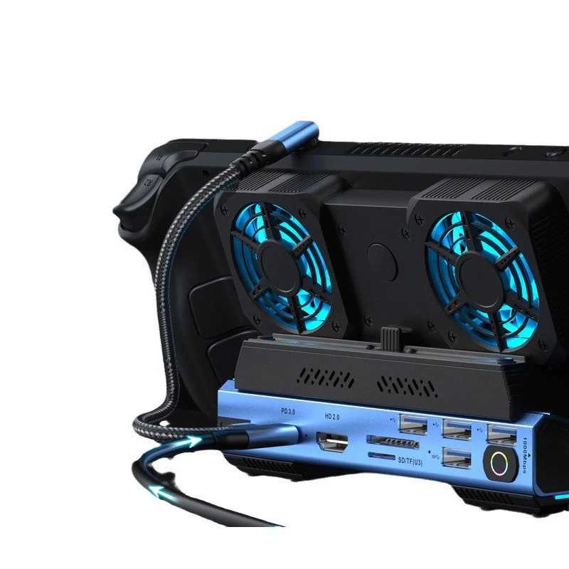 Подключаемый к Switch SteamDeck ROG игровой портативный док-станция Type-C с удлинителем USB-HUB