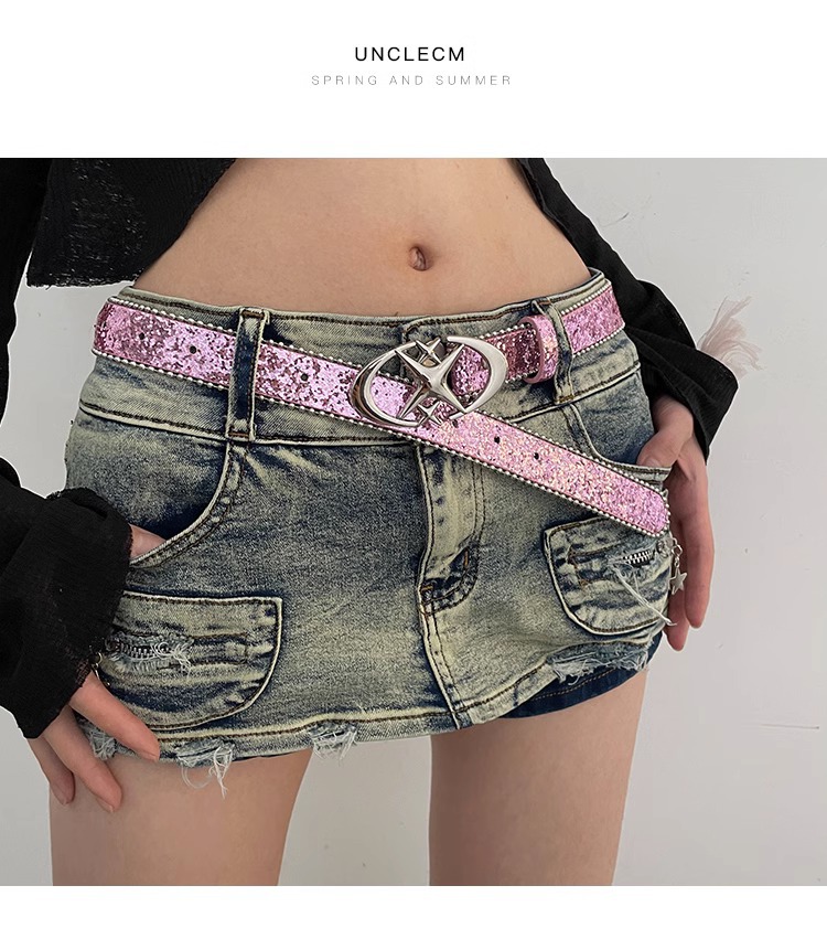 90g Weight Belt Classification 1 Piece Quantity Holiday, Daily Occasion Pu Leather, Alloy Material Solid Color Pattern All Seasons Season Women's Gender Vintage Style, Streetwear Style Vintage Style Streetwear Solid Color Pu Leather Alloy Women's Leather Belts 无