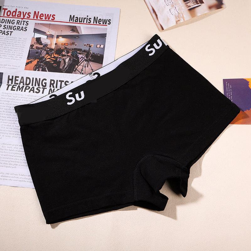 Cotton Underwear Women's Mid-Waist Boxer Briefs Summer Thin Breathable Girls Comfortable Seamless Elastic Large Size Boxer Briefs Cotton Underwear Women's Mid-Waist Boxer Briefs Summer Thin Breathable Girls Comfortable Seamless Elastic Large Size Boxer Briefs