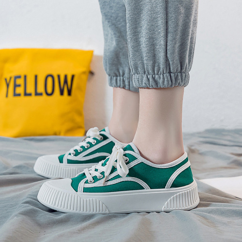 Cotton Shoes for Women 2024 New Spring and Autumn Style Versatile Platform Shoes with Thick Soles Casual Cotton Shoes One-time Delivery