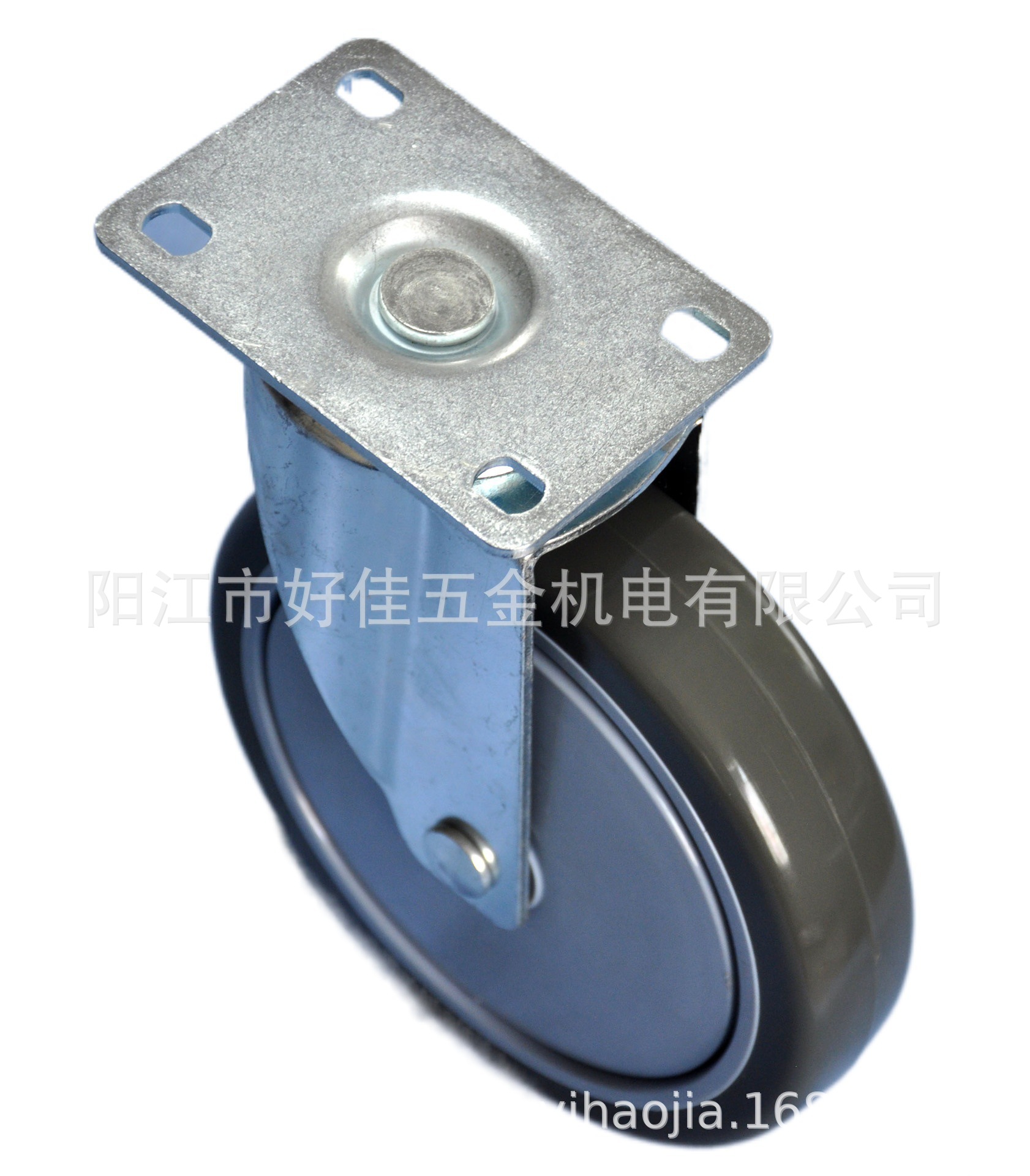 源头工厂直供150X32mm中型滚珠轴承聚氨脂PU平板万向家具脚轮