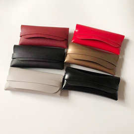 新款皮质男女士手包钱包复古商务包信封手抓包眼镜盒袋时尚墨镜盒