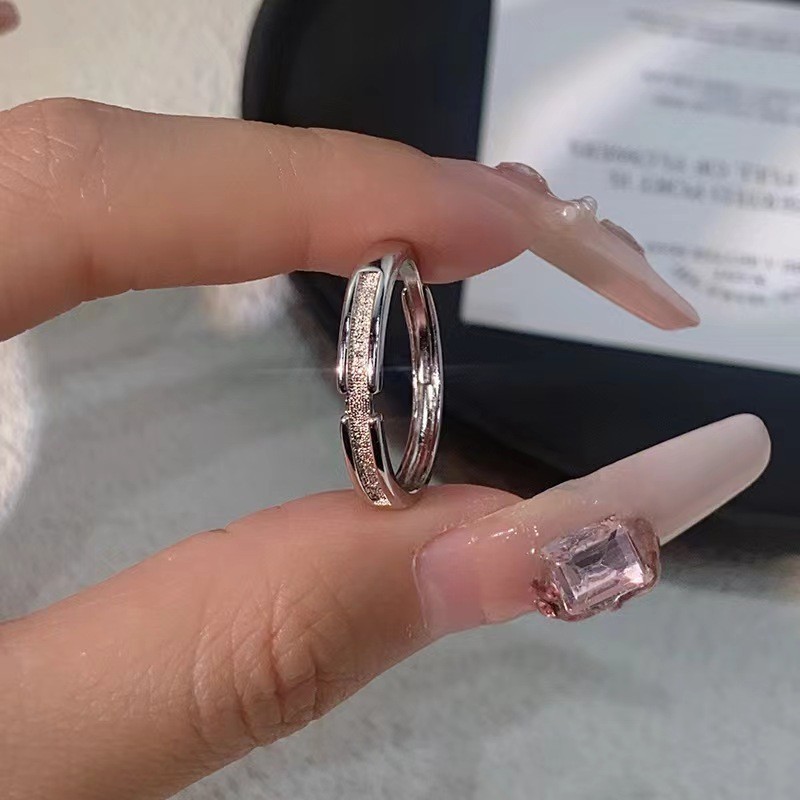 几何微镶锆石个性合集星星十字架简约戒指女冷淡风时尚百搭指环潮|undefined