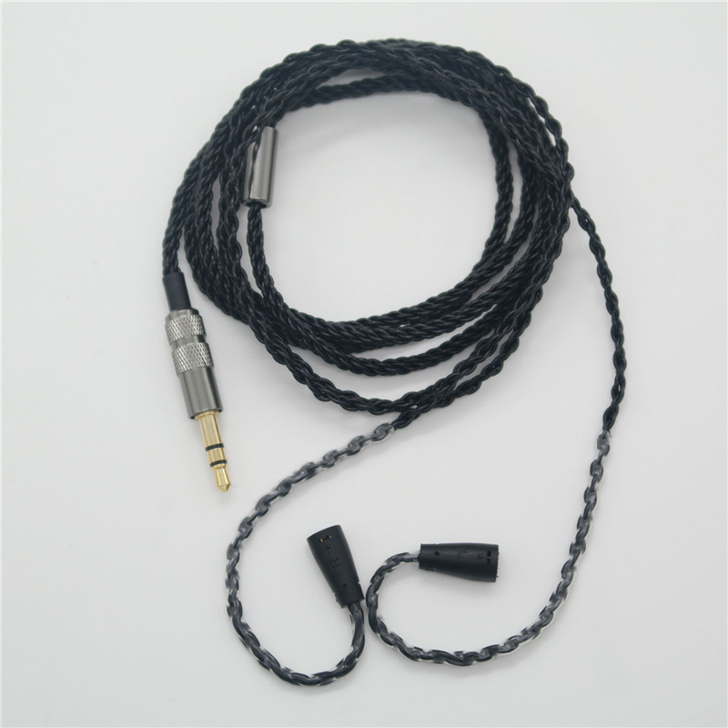 高端8股麻花大线径MP3耳机替换线Sennheiser IE80IE8IE8I等适用