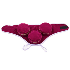 Heat Therapy Pouch, Smokeless, Portable Moxibustion Clothing, Single and Four-Link Waist and Abdomen Fabric Pouch, Copper Box Hot Compress Bag