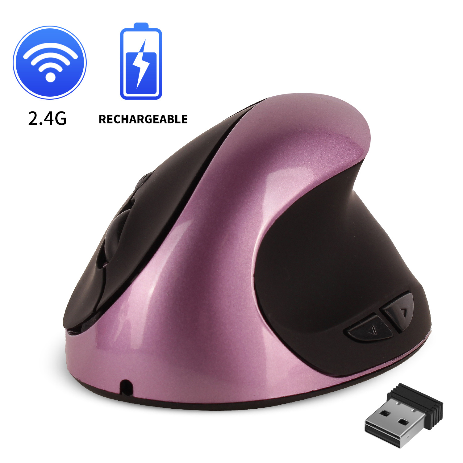 goods in stock Three generations wireless charge vertical mouse human body Engineering wireless Photoelectricity Mouse MOUSE