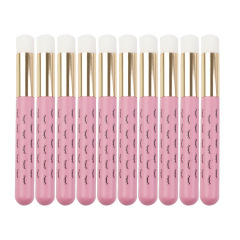New single wooden handle nose brush with LOGO, nasal cleansing blackhead removal brush, nose cleaning tool, manual face cleaning brush