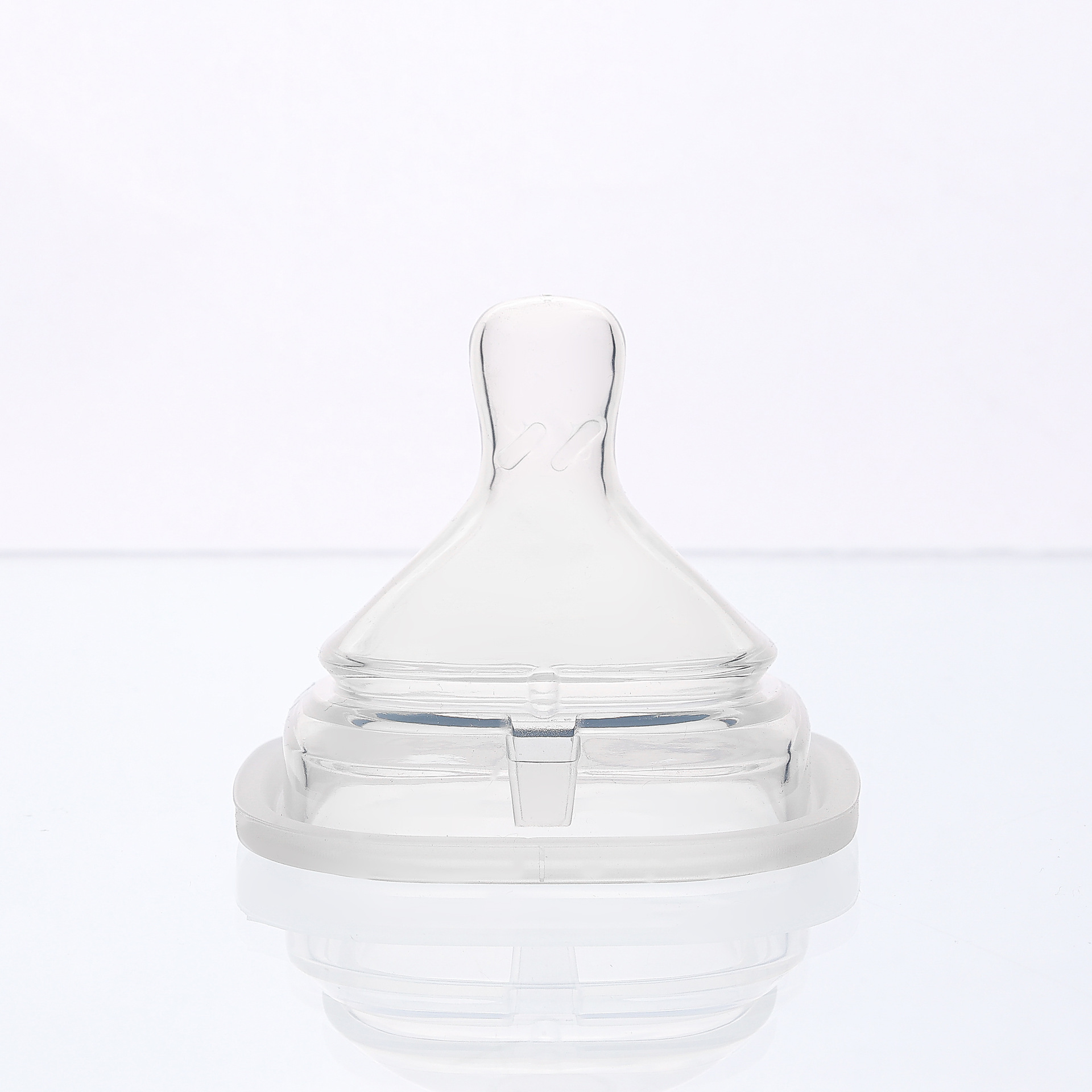 Baby Square Food-Grade Silicone Pacifier Baby Anti-Choking and Anti-Flatulence Square Pacifier Suitable for Hegen Bottle Pacifier