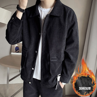 Special cheap explosions two cotton corduroy cotton-padded clothes loose casual long sleeve cotton jacket coat a generation of hair