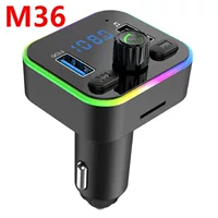 Новые цветные фонари подключены к TF-картам для автомобиля Bluetooth Hands mp3-плеер для автомобиля FM-передатчик bluetooth двойной USB для автомобиля
