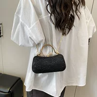 Small Handheld Clutch Bag, capacious city-style with chain handle, multi-color options