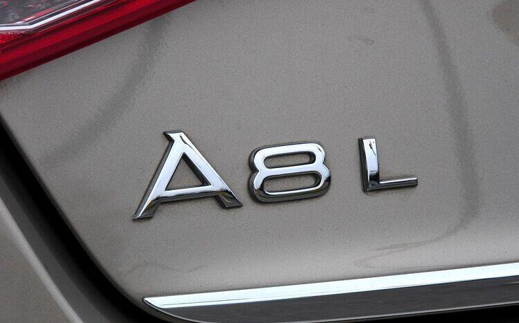 Audi car emblem V6TV8T side emblem V10W12 lettering for A4L, A6L, A8L, RS3, S5, Q7, TT modifications