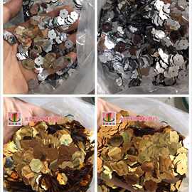 7mm8mm10mm金色银色梅花亮片DIY材料花形珠片服装辅料平梅亮片