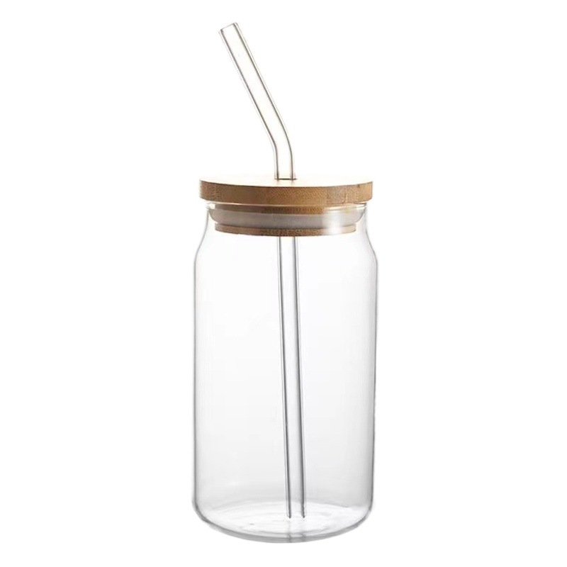 Borosilicato taza de coque vidrio jugo bebida taza de color alto café leche taza de té bebida fría taza ins viento cinturón paja