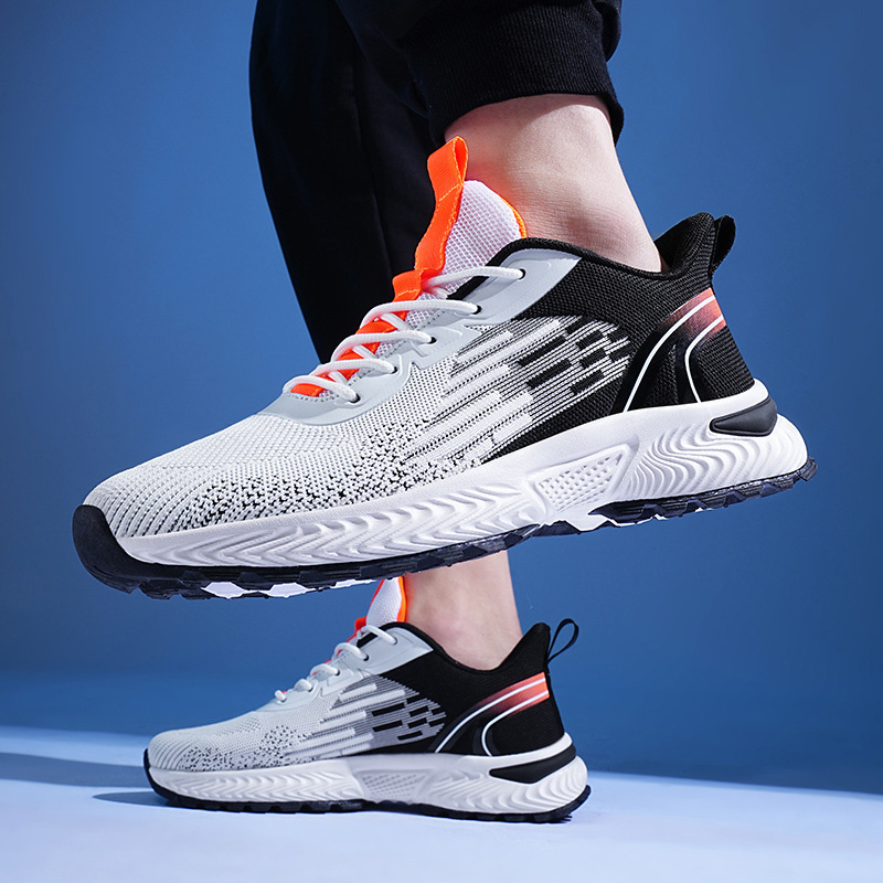 2024 Spring and Autumn New Cross-Border Men's Sports Shoes, Dropshipping Lace-Up Running Shoes, Lightweight, Fashionable and Trendy Men's Shoes 2024 Spring and Autumn New Cross-Border Men's Sports Shoes, Dropshipping Lace-Up Running Shoes, Lightweight, Fashionable and Trendy Men's Shoes