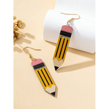N 15042 Graduation season pencil earrings ��ҵ��Ǧ�ʶ���