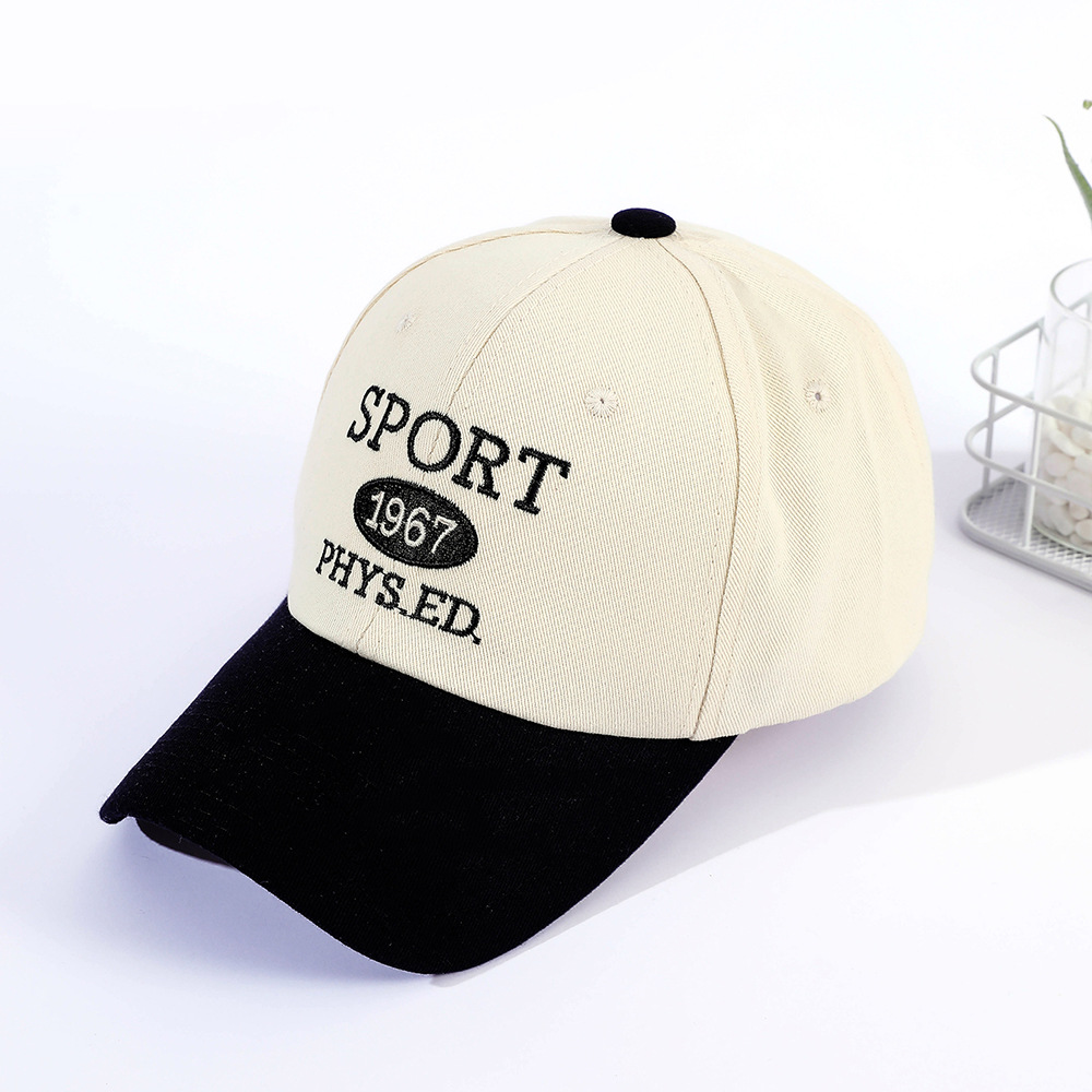 Nuevo casquillo enarbolado carta simple deportes sol sombrero sol protección sol sombra cara adelgazamiento pequeña gorra de béisbol