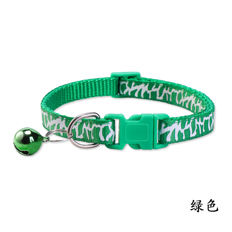 Collar de mascotas de malla collar de gatos collar de perros collar de collar de campana de mascotas pequeño colorido
