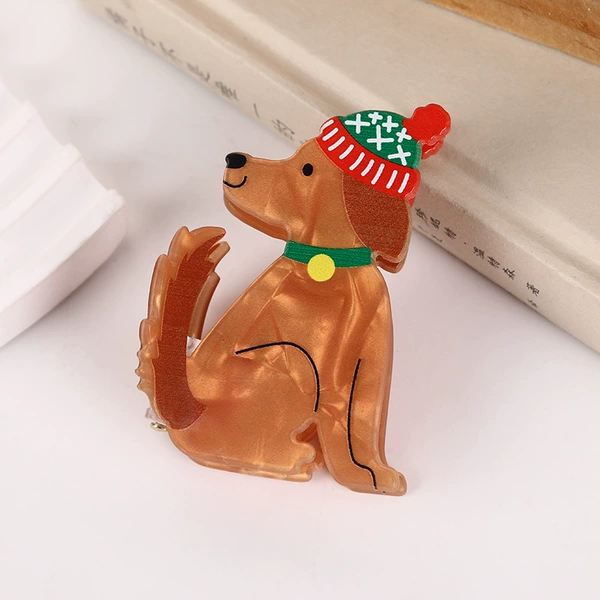 Happy Christmas puppy