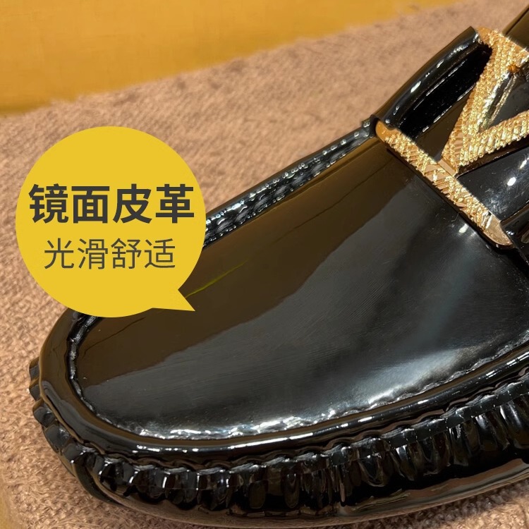 Mark Gucci French Luxury High-End Men's Shoes New Cowhide Business Casual Leather Shoes Comfortable and Versatile Loafers Mark Gucci French Luxury High-End Men's Shoes New Cowhide Business Casual Leather Shoes Comfortable and Versatile Loafers