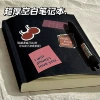 Black [184 sheets/book] does not include stickers