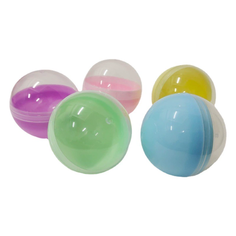 Капсула для гашапона с отверстием, 65 мм, для гашапон-автоматов, непрозрачная, круглая, 6,5 см, подарочная, пластиковая, развлекательная